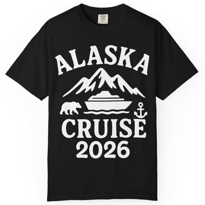 Alaska Cruise 2026 Shirt Comfort Colors T-Shirt – Alaska Cruise Shirts