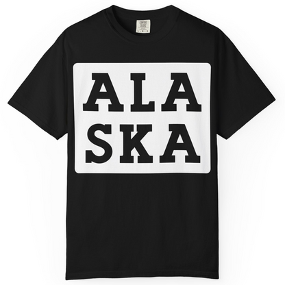 Bold Alaska Block Text Shirt Comfort Colors T-Shirt – Alaska Cruise Shirts