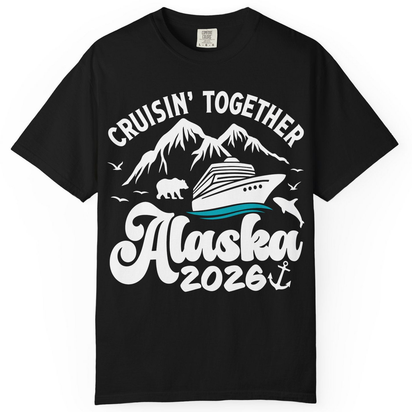 Alaska Cruise Adventure Shirt Comfort Colors T-Shirt – Alaska Cruise Shirts