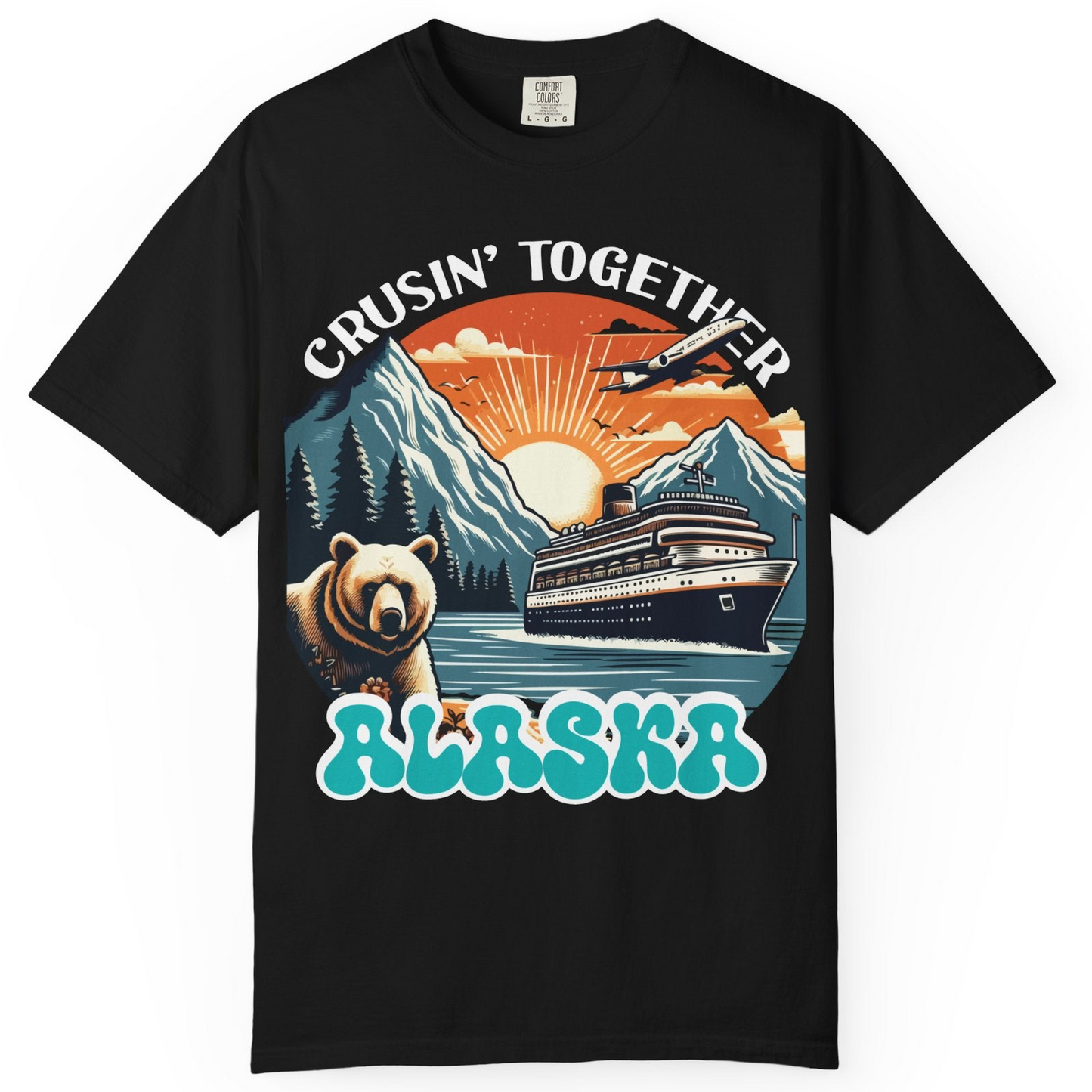 Alaska Cruise Shirt Comfort Colors T-Shirt – Alaska Cruise Shirts
