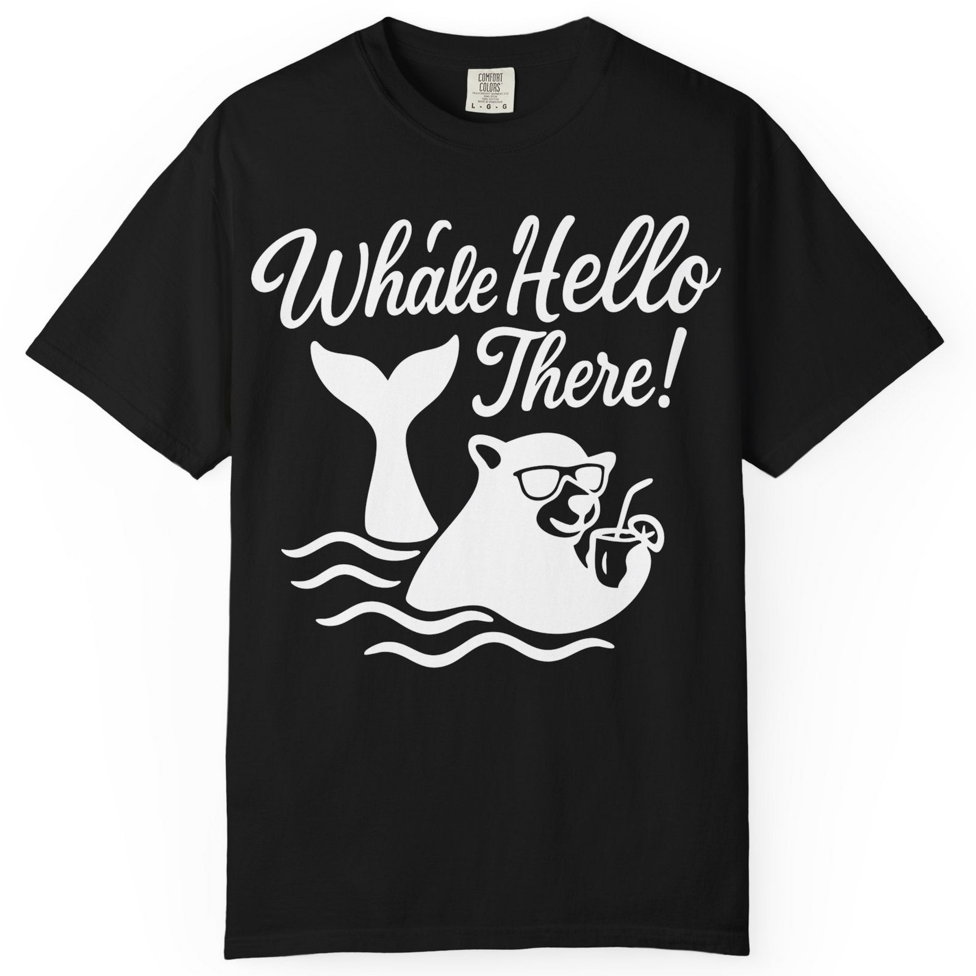 Whale Hello There Shirt Comfort Colors T-Shirt – Alaska Cruise Shirts