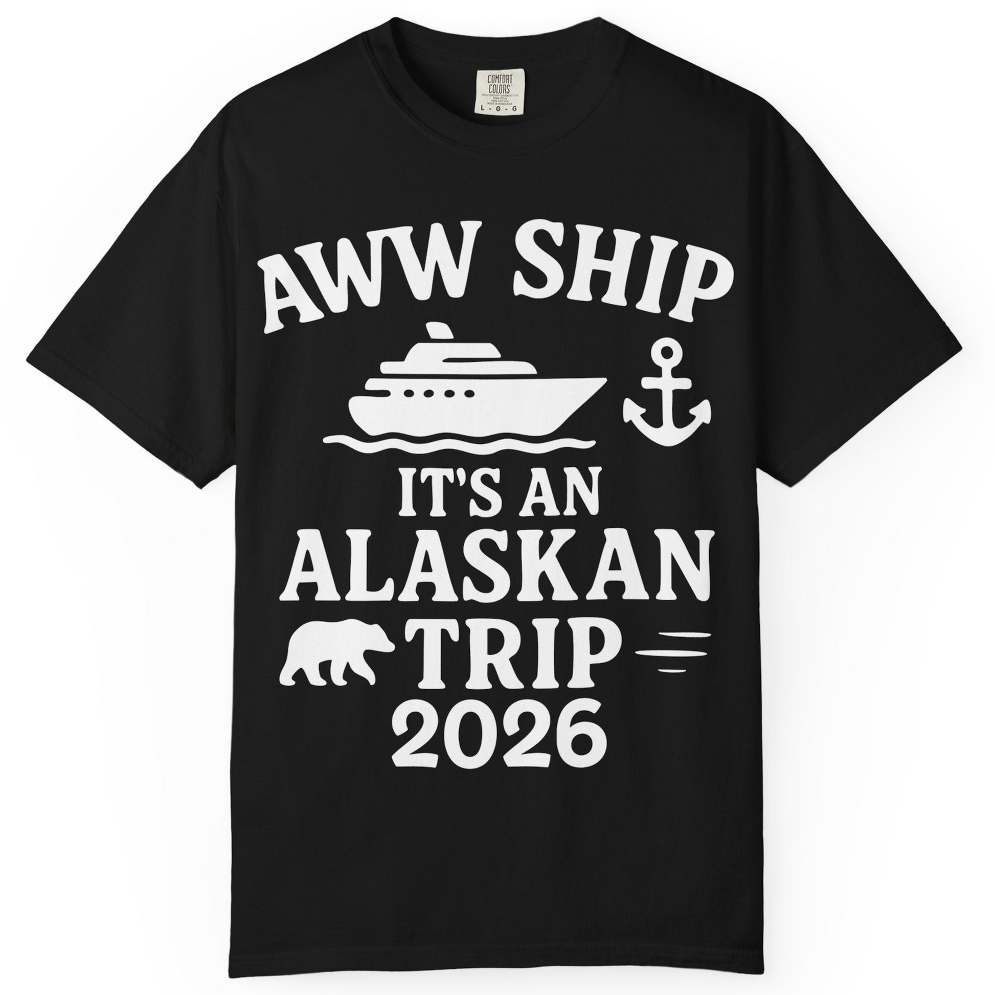 Alaska Cruise Shirt Comfort Colors T-Shirt – Alaska Cruise Shirts