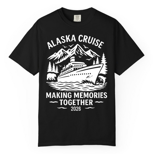 Alaska Cruise Shirt Comfort Colors T-Shirt – Alaska Cruise Shirts