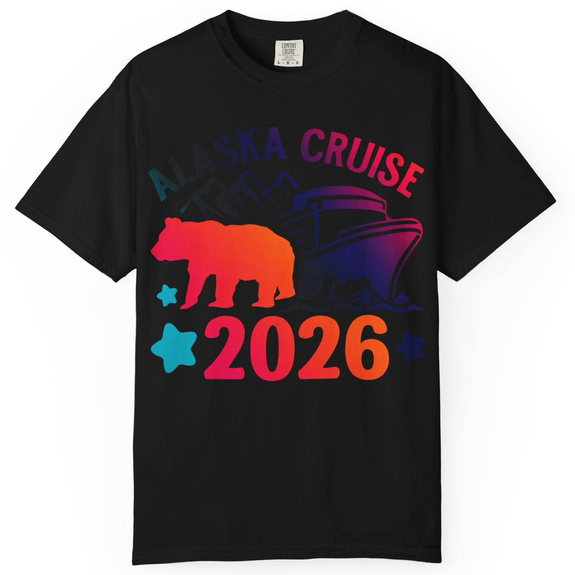 Alaska Cruise 2026 Shirt Comfort Colors T-Shirt – Alaska Cruise Shirts