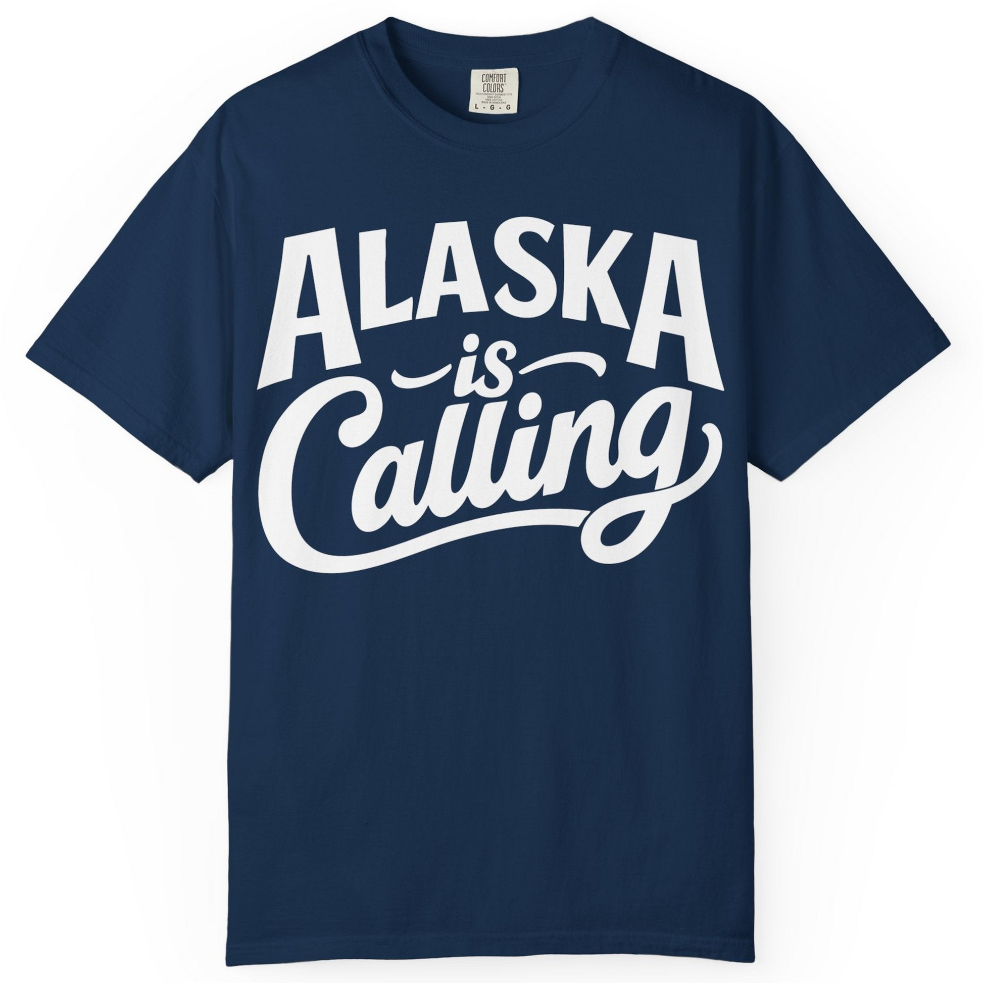 Alaska Is Calling Shirt Comfort Colors T-Shirt – Alaska Cruise Shirts