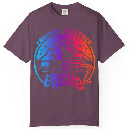Alaska Cruise Shirt Comfort Colors T-Shirt – Berry – Alaska Cruise Shirts