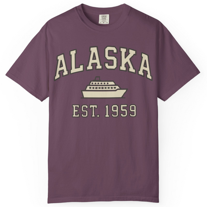 Alaska Cruise Shirt Comfort Colors T-Shirt – Berry – Alaska Cruise Shirts