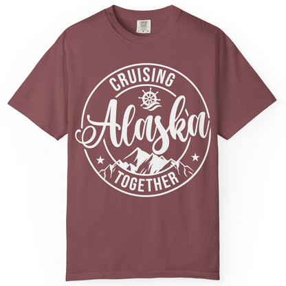 Cruising Alaska Together Shirt Comfort Colors T-Shirt – Brick – Alaska Cruise Shirts