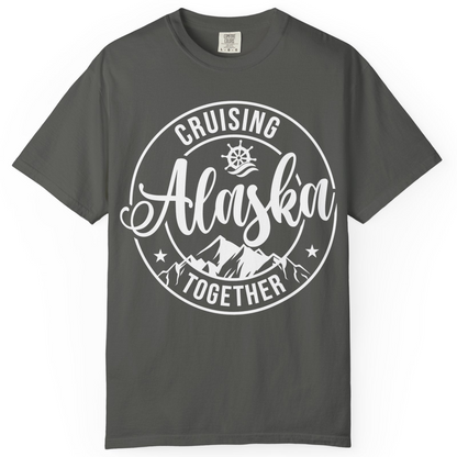 Cruising Alaska Together Shirt Comfort Colors T-Shirt – Pepper – Alaska Cruise Shirts