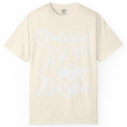 Alaska Cruise Adventure Shirt Comfort Colors T-Shirt – Ivory – Alaska Cruise Shirts
