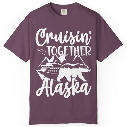 Alaska Cruise Adventure Shirt Comfort Colors T-Shirt – Berry – Alaska Cruise Shirts