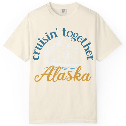 Alaska Cruise Adventure Shirt Comfort Colors T-Shirt – Ivory – Alaska Cruise Shirts