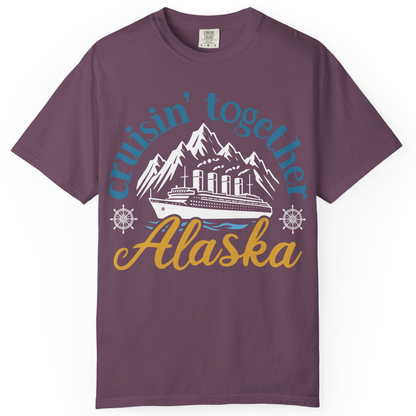 Alaska Cruise Adventure Shirt Comfort Colors T-Shirt – Berry – Alaska Cruise Shirts