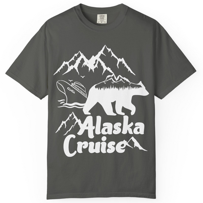 Alaska Cruise Shirt Comfort Colors T-Shirt – Pepper – Alaska Cruise Shirts