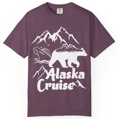 Alaska Cruise Shirt Comfort Colors T-Shirt – Berry – Alaska Cruise Shirts