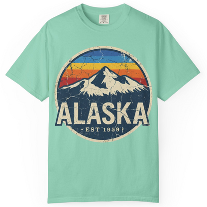 Alaska Vintage Shirt Comfort Colors T-Shirt – Island Reef – Alaska Cruise Shirts