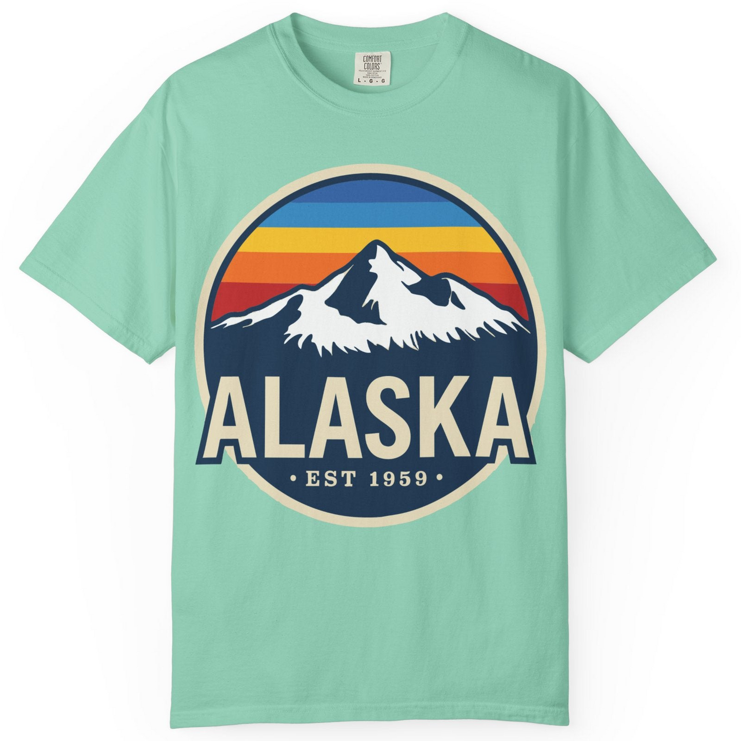 Alaska Vintage Shirt Comfort Colors T-Shirt – Island Reef – Alaska Cruise Shirts