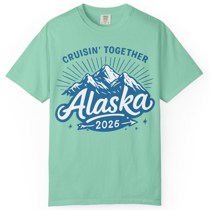 Alaska Cruise Mountains Adventure Shirt Comfort Colors T-Shirt – Island Reef – Alaska Cruise Shirts