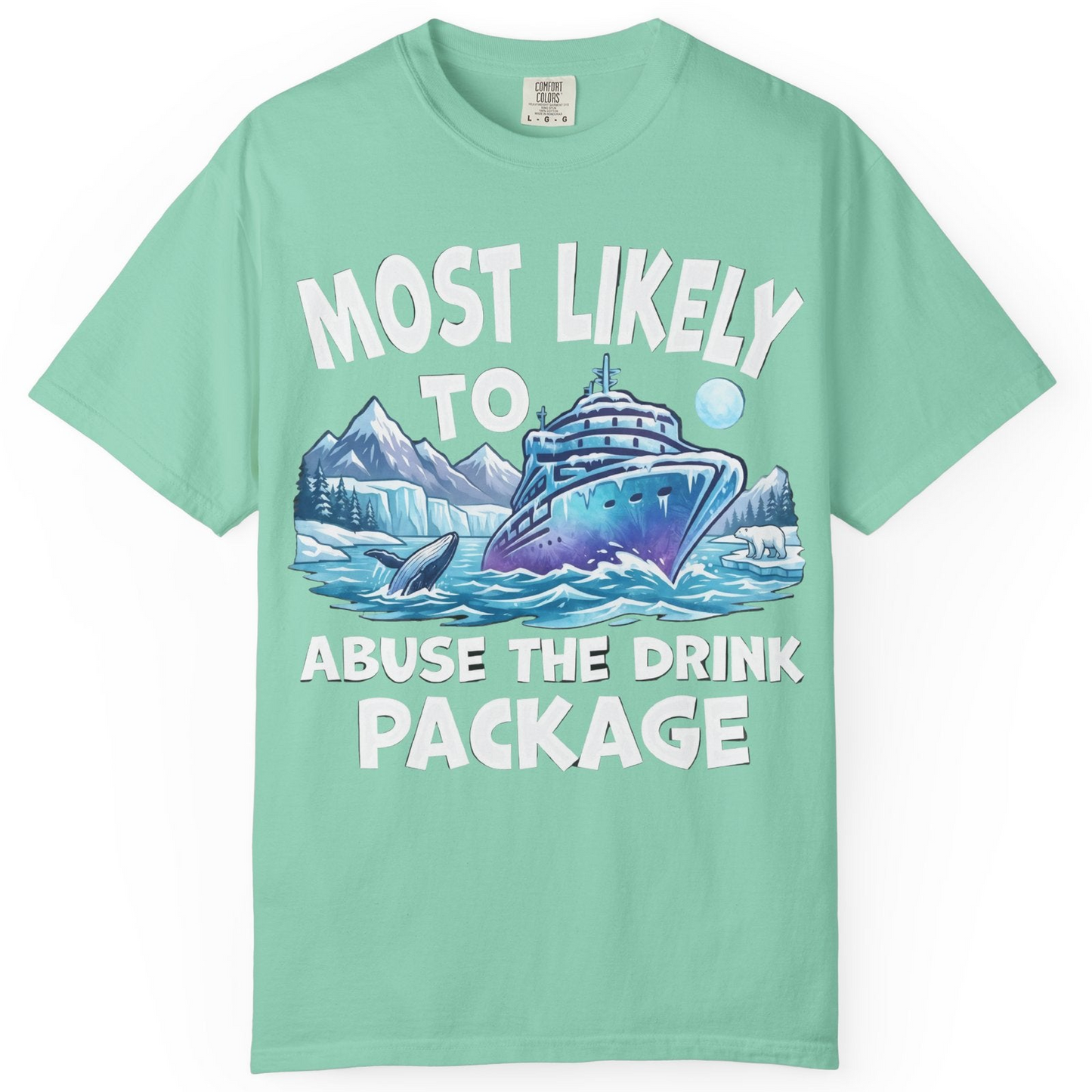 Funny Alaska Cruise Shirt Comfort Colors T-Shirt – Island Reef – Alaska Cruise Shirts