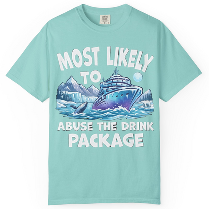 Funny Alaska Cruise Shirt Comfort Colors T-Shirt – Chalky Mint – Alaska Cruise Shirts