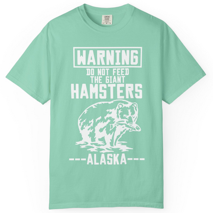 Funny Alaska Bear Warning Sign Shirt Comfort Colors T-Shirt – Island Reef – Alaska Cruise Shirts