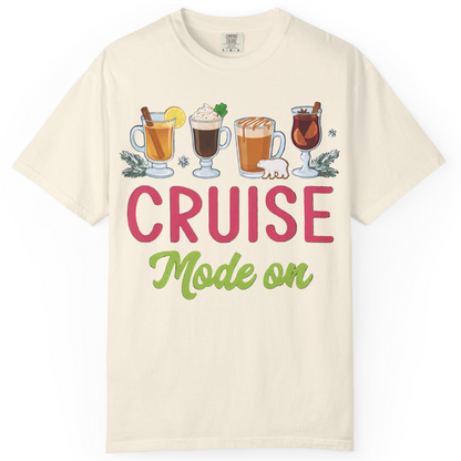 Cruise Mode On Shirt Comfort Colors T-Shirt – Ivory – Alaska Cruise Shirts