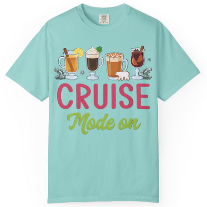 Cruise Mode On Shirt Comfort Colors T-Shirt – Chalky Mint – Alaska Cruise Shirts