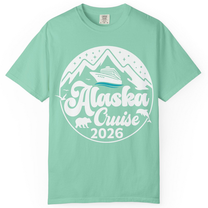 Alaska Cruise 2026 Shirt Comfort Colors T-Shirt – Island Reef – Alaska Cruise Shirts