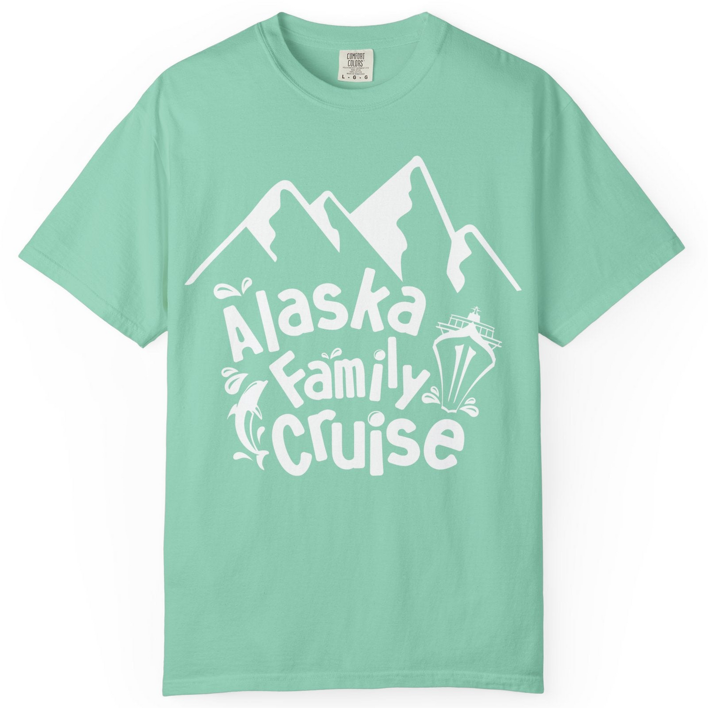 Alaska Family Cruise Adventure Shirt Comfort Colors T-Shirt – Island Reef – Alaska Cruise Shirts