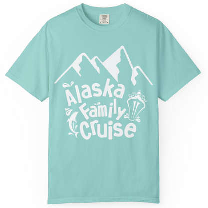 Alaska Family Cruise Adventure Shirt Comfort Colors T-Shirt – Chalky Mint – Alaska Cruise Shirts