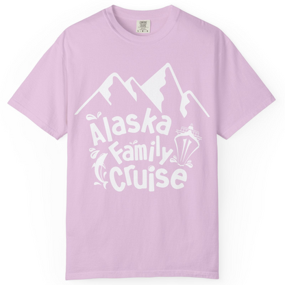 Alaska Family Cruise Adventure Shirt Comfort Colors T-Shirt – Orchid – Alaska Cruise Shirts