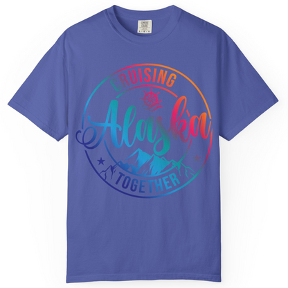 Cruising Alaska Together Shirt Comfort Colors T-Shirt – Periwinkle – Alaska Cruise Shirts