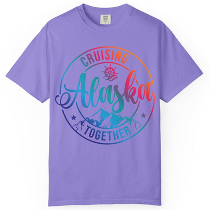 Cruising Alaska Together Shirt Comfort Colors T-Shirt – Violet – Alaska Cruise Shirts