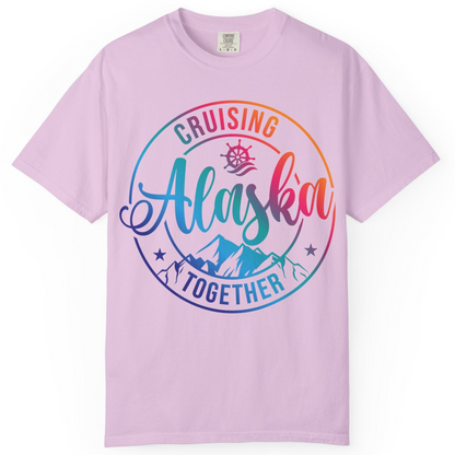 Cruising Alaska Together Shirt Comfort Colors T-Shirt – Orchid – Alaska Cruise Shirts