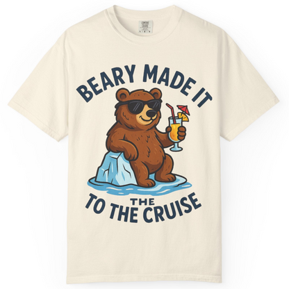 Funny Cruise Bear Shirt Comfort Colors T-Shirt – Ivory – Alaska Cruise Shirts