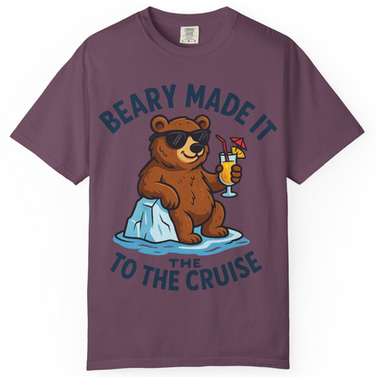 Funny Cruise Bear Shirt Comfort Colors T-Shirt – Berry – Alaska Cruise Shirts