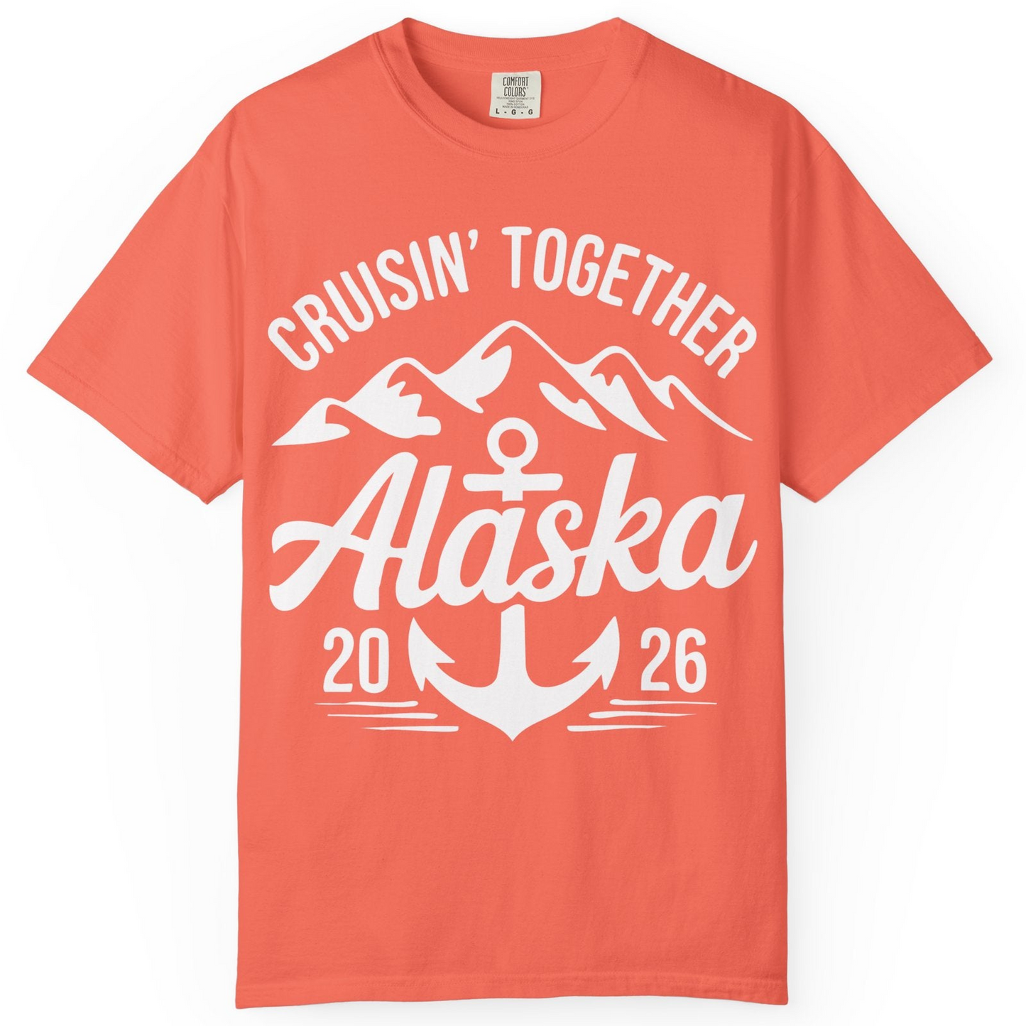 Alaska Cruise Shirt Comfort Colors T-Shirt – Unknown – Alaska Cruise Shirts