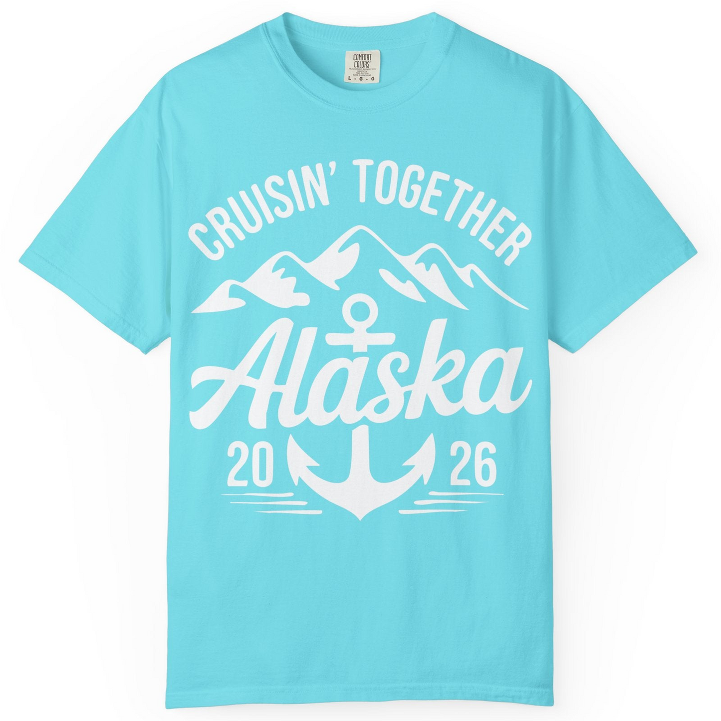 Alaska Cruise Shirt Comfort Colors T-Shirt – Unknown – Alaska Cruise Shirts