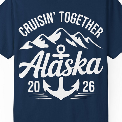 Alaska Cruise Shirt Comfort Colors T-Shirt – Unknown – Alaska Cruise Shirts Close Up