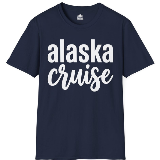 Bold Alaska Cruise Typography Shirt for Vacation Memories – Alaska Cruise Shirts