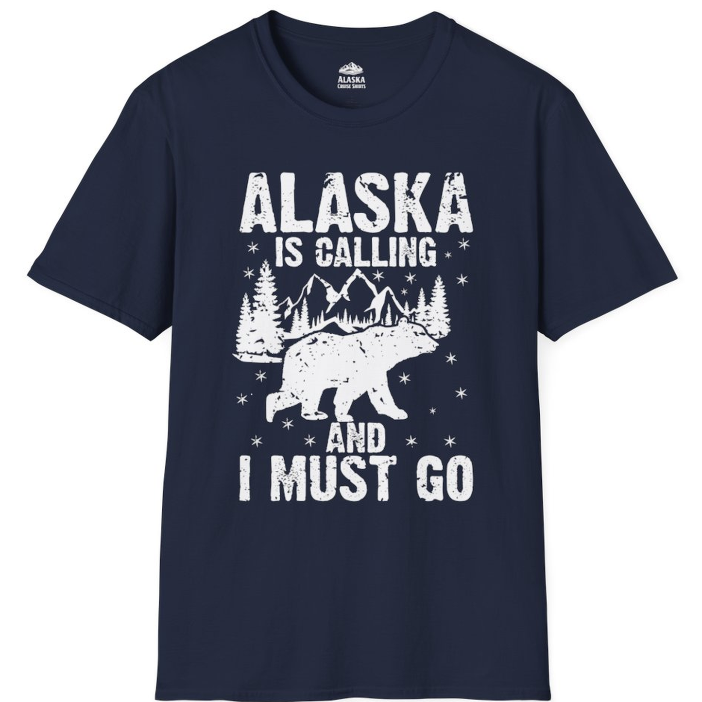Alaska Is Calling Bear Mountain Wilderness Adventure Vintage Shirt – Alaska Cruise Shirts