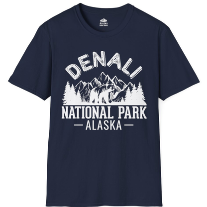 Denali National Park Bear Mountains Vintage Alaska Nature Shirt – Alaska Cruise Shirts