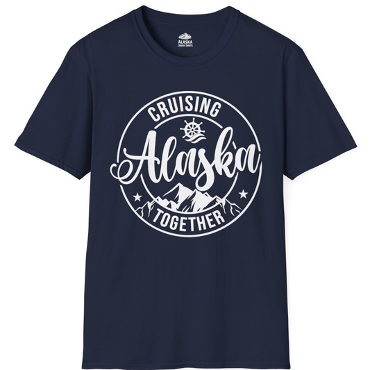 Cruising Alaska Together Shirt - Mountain Nautical Family Cruise Design – Alaska Cruise Shirts