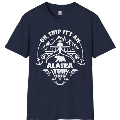 Oh Ship It’s an Alaska Trip 2026 Cruise and Wildlife Shirt – Alaska Cruise Shirts