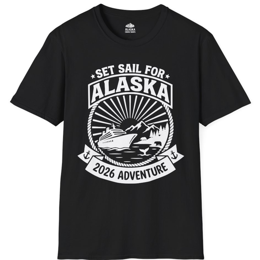 Set Sail for Alaska 2026 Adventure Vintage Cruise Shirt – Alaska Cruise Shirts