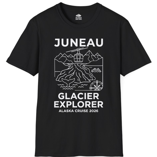 Juneau Glacier Explorer Alaska Cruise 2026 Adventure Shirt – Alaska Cruise Shirts