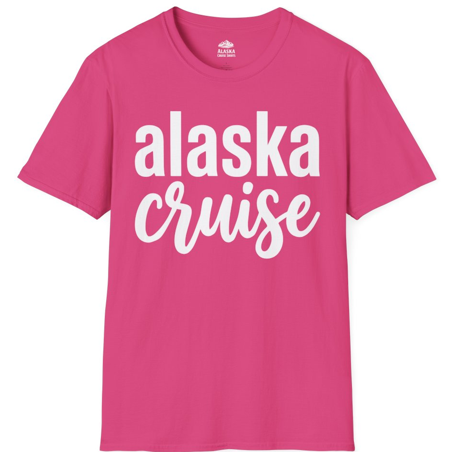 Bold Alaska Cruise Typography Shirt for Vacation Memories – Heliconia – Alaska Cruise Shirts