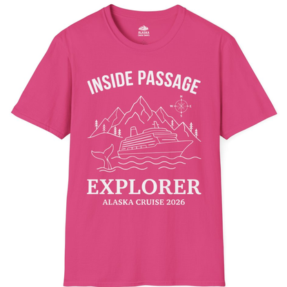 Inside Passage Explorer Alaska Cruise Adventure 2026 Shirt – Heliconia – Alaska Cruise Shirts
