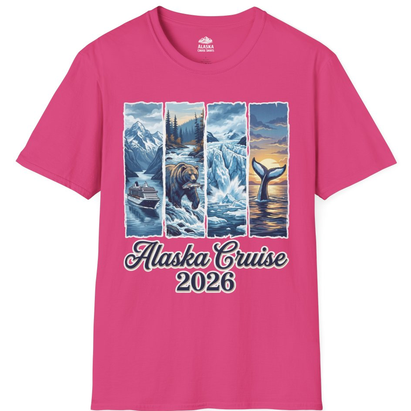 Alaska Cruise 2026 Scenic Wildlife Adventure Souvenir Shirt – Heliconia – Alaska Cruise Shirts