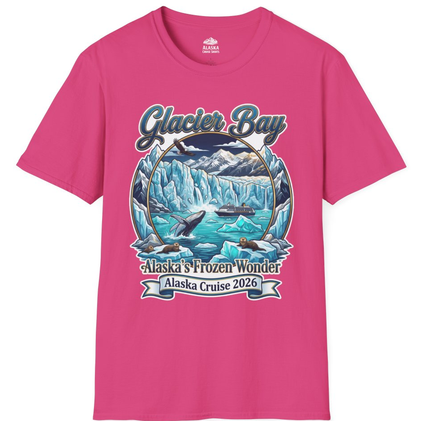 Glacier Bay Alaska Cruise 2026 Wildlife Adventure Souvenir Shirt – Heliconia – Alaska Cruise Shirts